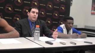 Aquille Carr and Patterson basketball press conference 3102011 [upl. by Oakleil564]