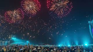 Réveillon 2023 fogos da virada em Copacabana [upl. by Ahsimrac]