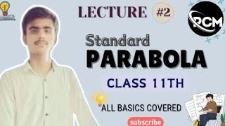 Class 11Standard parabolaEquation of standard parabolaall basic covered maths jeewallah [upl. by Ylirama]