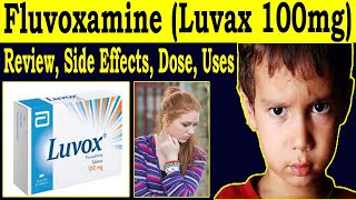 Fluvoxamine 100 mg tablets uses in hindi  Luvox 100 mg Review  Uses Side Effects Dose pregnancy [upl. by Pickford]