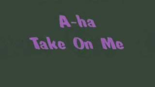 Aha  Take On Me with Lyrics 1985 [upl. by Nodyroc]