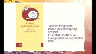 Buchtipp ICH BIN SO KNALLVERGNÜGT ERWACHT von Joachim Ringelnatz [upl. by Leora]