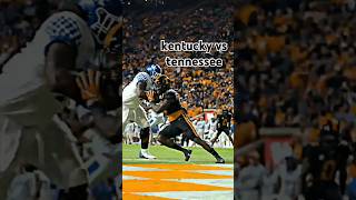 kentucky vs tennessee 💥shorts football sports [upl. by Suoirtemed]