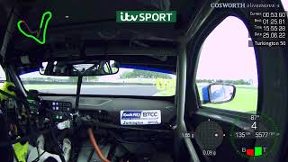 Colin Turkington’s pole lap at Croft  BTCC 2022 [upl. by Leahcam]