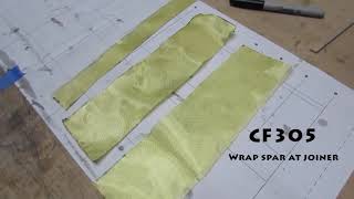 CF305  Wrap Spar at Joiner [upl. by Ainehs]