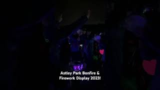 Wet and muddy Astley Park Bonfire and Firework Display 2023 [upl. by Venola]