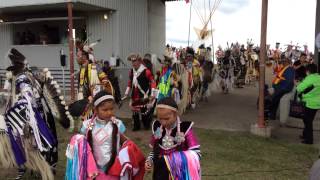 Northern Cree  Ermineskin pow wow grand entry [upl. by Elleirad160]