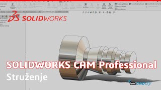 Struženje  SOLIDWORKS CAM Professional [upl. by Story]