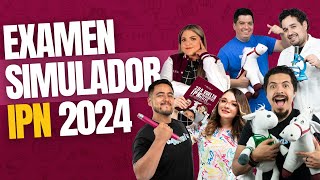 Simulador examen IPN 2024 100 reactivos de todos los temas resueltos parte 2 [upl. by Soelch]