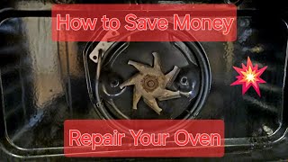 How to Fix an Electric Fan Oven  Replace Heating Element 🪛⚡️ howto fixoven ovenelement [upl. by Findley]