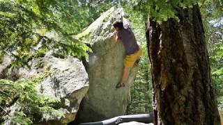 Squamish Bouldering Squamish Special V4 [upl. by Decca117]