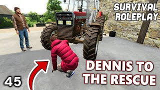 DENNIS TO THE RESCUE  Survival Roleplay  Episode 45 [upl. by Solhcin602]