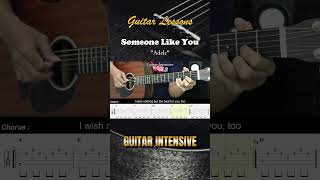 Someone Like You  Adele  EASY Guitar Tutorial with Chords  Lyrics  Guitar Lessons guitarchords [upl. by Ulrike]