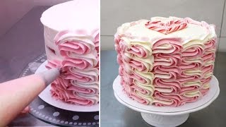 Buttercream Cake DecoratingDecorar con manga pastelera Cakes Step by Step [upl. by Ming]