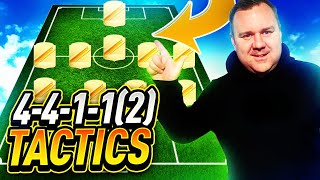 EAFC 24  THE BEST 4411 2 CUSTOM TACTICS  PLAYER INSTRUCTIONS [upl. by Jenna]