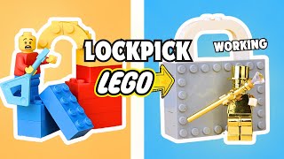 I Made 20 Functional LOCKS out of LEGO [upl. by Narrat]