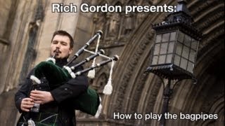 How to play the bagpipes  Part 3 [upl. by Hgielram]