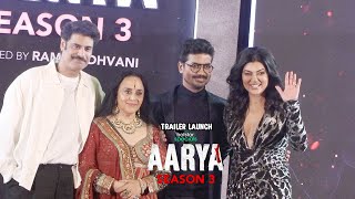 Aarya Season 3 Trailer Launch Complete Video  Sushmita Sen Ila Arun Sikander Kher Vikas Kumar [upl. by Gainer228]