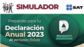 Simulador Declaración Anual 2024 [upl. by Aiciram148]