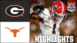 Georgia Bulldogs vs Texas Longhorns  Full Game Highlights  ESPN College Football [upl. by Pelmas580]