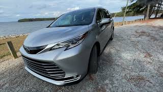 2022 Toyota Sienna Platinum Minivan 7 Passenger Walkaround POV DRive [upl. by Suilenrac602]