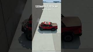 2024 RAM 1500 trx crash test crash beamngdrive carcrash shorts beamng [upl. by Thorner588]