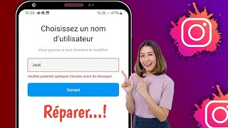 Pourquoi mon Instagram affiche « Veuillez patienter quelques minutes » [upl. by Hpseoj235]