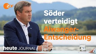 heute journal vom 030923 Causa Aiwanger Söder ZDFInterview Burning Man unter Wasser english [upl. by Ayoral]