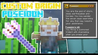 Minecraft Origins Mod Poseidon Custom Origin [upl. by Sutherlan]