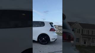 MK6 GTI XFORCE EXHAUST  CATLESS DOWNPIPE  LIGHT ACCELERATION [upl. by Andaira677]