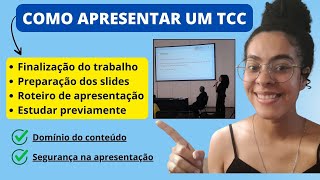 Como apresentar um TCC  Confira Aqui [upl. by Grand]