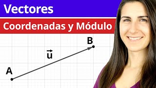 VECTORES en el Plano ↗️ Concepto COORDENADAS y MÓDULO [upl. by Tsenre654]