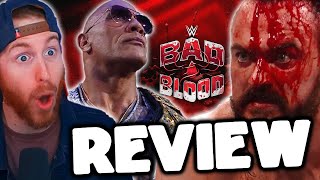 WWE BAD BLOOD 2024 REVIEW  GREATEST HELL IN A CELL MATCH EVER THE ROCK RETURNS [upl. by Oynotna]