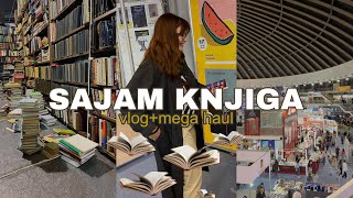 SAJAM KNJIGA 2023  vlog amp najveći book haul do sada ✨ [upl. by Amaris452]