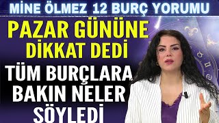 PAZAR GÜNÜNE DİKKAT DEDİ TÜM BURÇLARA BAKIN NELER SÖYLEDİ [upl. by Alol]