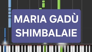 maria gadushimbalaierallentatoslowpiano facile easy tutorial [upl. by Grochow627]