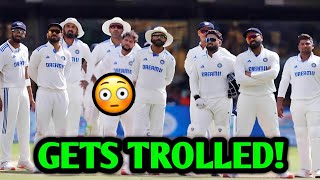 Indian Team is getting TROLLED for doing this😳 India vs India A BGT Australia Cricket News Facts [upl. by Lzeil425]