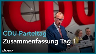 CDUParteitag Zusammenfassung FriedrichMerzRede und Debatte zur Frauenquote [upl. by Goldshlag]