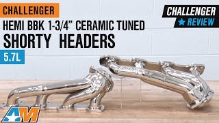 20092019 Challenger 57L HEMI BBK 134quot Ceramic Tuned Length Shorty Headers Review [upl. by Aim]