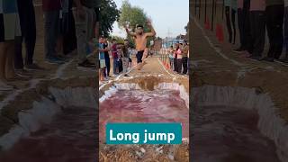 Long Jump 😱😱shorts motivation army viralvideo defencelover [upl. by Lyrpa]