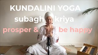 15 Minute Kundalini Yoga for Prosperity  Short Subagh Kriya  Yogigems [upl. by Leuas]