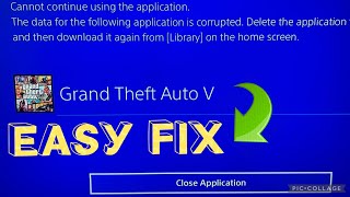 PS4 FIX corrupted data  it’s a hard drive issue [upl. by Eanil]