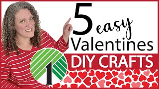 EASY Dollar Tree Farmhouse Valentines Day DIY Crafts 2024 [upl. by Nary]