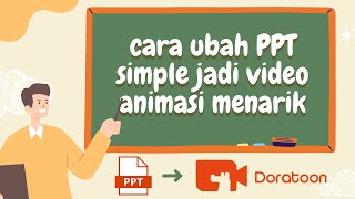 GRATIS TEMPLATE Cara Mudah Buat Video Pembelajaran Online dengan Doratoon [upl. by O'Hara696]