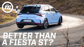 Hyundai i20N review is this 201bhp hot hatch a match for the Fiesta ST  Top Gear [upl. by Damara]