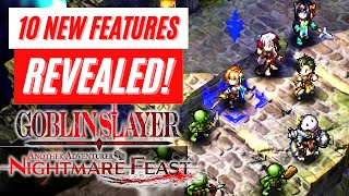 10 New Features Reveal Goblin Slayer Another Adventurer Nightmare Feast ゴブリンスレイヤー [upl. by Einberger694]