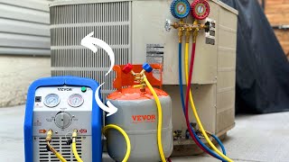 How To Properly Recover HVAC Refrigerant Into A Tank [upl. by Penthea]