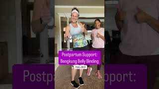 Childbirth Tips amp Pregnancy Training Postpartum Support Belly Binding [upl. by Sauer935]