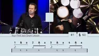 Your First Jazz Drum Lesson  Drumeo [upl. by Ayitahs]