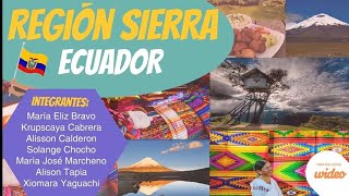 Cultura de la Región Sierra Ecuador [upl. by Alicea]